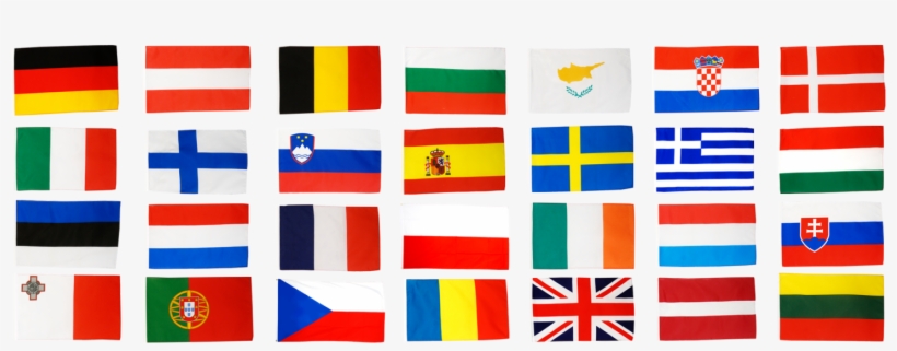 Flag Pack European Union Eu 28 States - Stati Dell Unione Europea, transparent png download