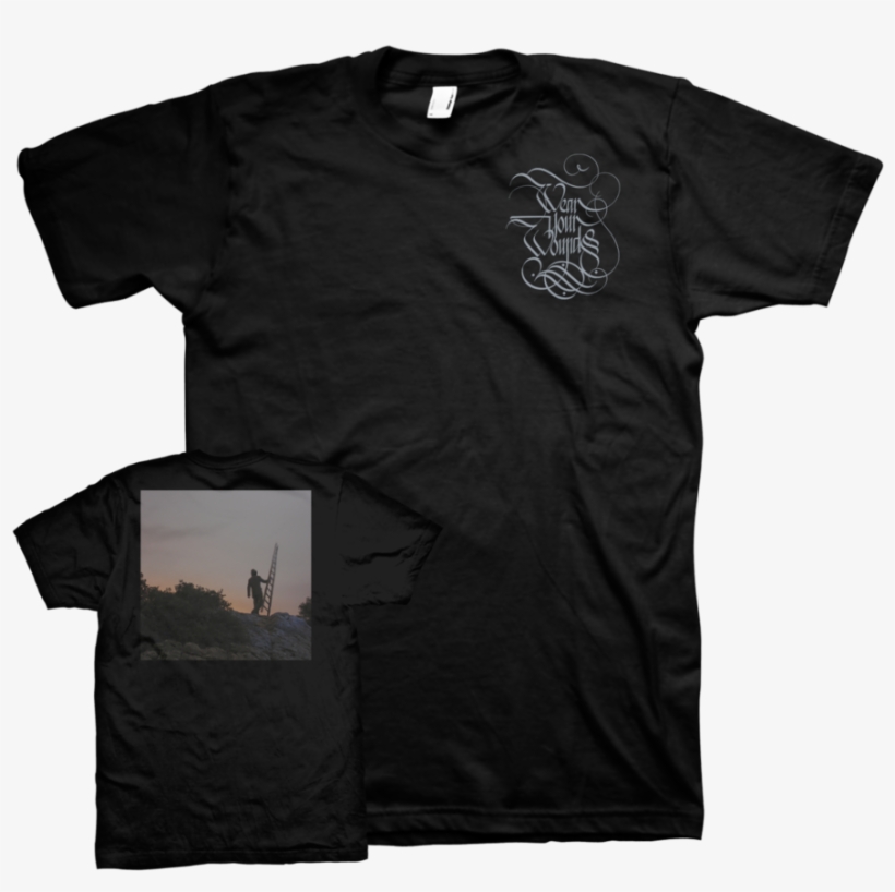 Wear Your Wounds "wyw Pocket" Black - Birds In Row T Shirt, transparent png download