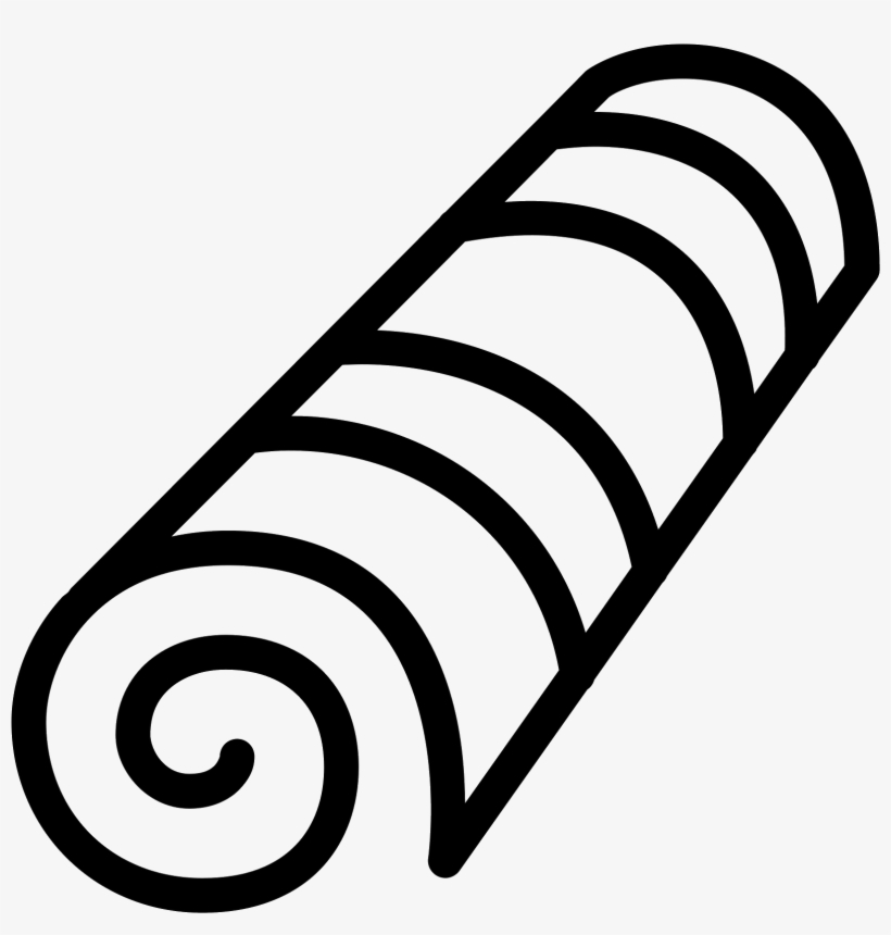 Yoga Mat Icon - Sleeping Mat Icon, transparent png download