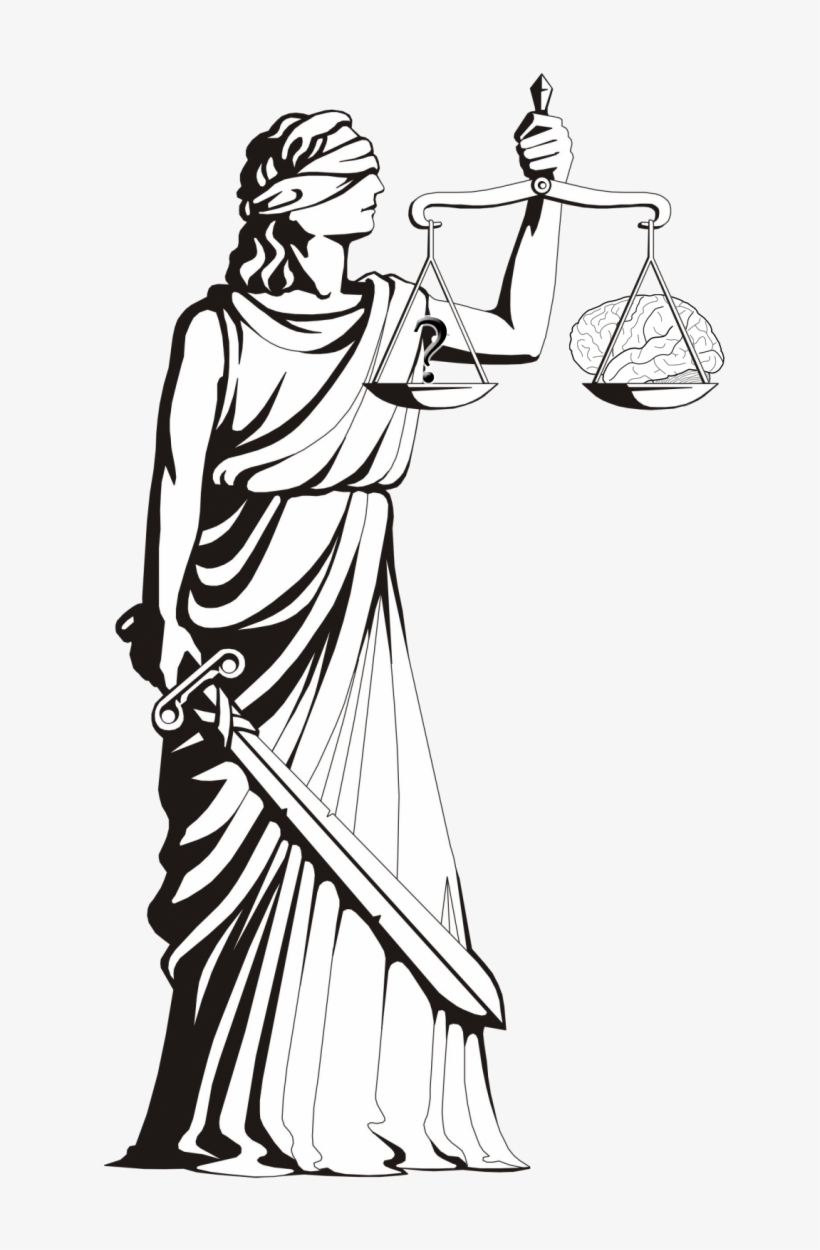 False Memory Justicebrain - Femme De La Justice, transparent png download