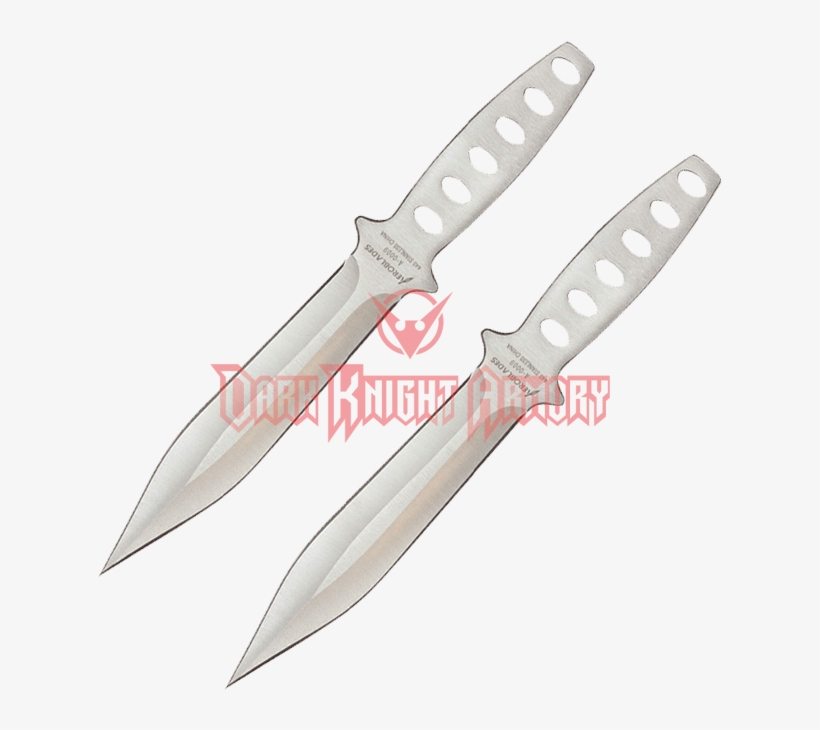 2 Piece Chrome Wing Throwing Knives - Throwing Blade Transparent, transparent png download