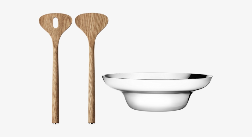 Georg Jensen - Georg Jensen Salad Bowl And Servers, transparent png download