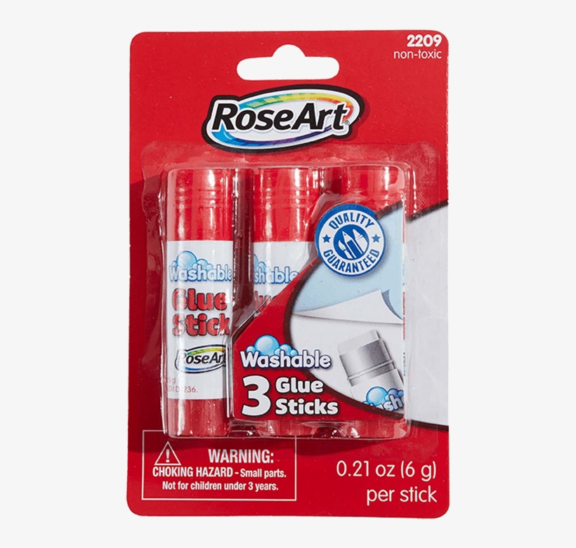 Washable Glue Sticks - Rose Art, transparent png download
