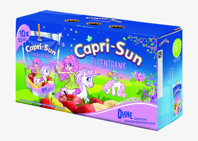 Capri-sun Elfentrank 10er - Capri Sonne Multi-vitamin 10x200ml, transparent png download