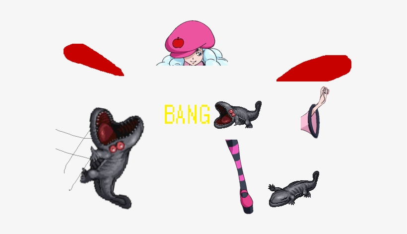 Chimera Salamander Defeated By Hosshiwa Make It Explode - Portable Network Graphics, transparent png download