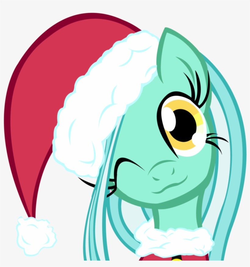 Lyra Heartstrings Chrismas Pony By A Bchs Brony-d4ik282 - My Little Pony Christmas Applejack, transparent png download