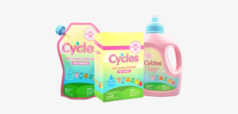 Cycles Mild Laundry Detergent - Cycle Liquid Detergent, transparent png download