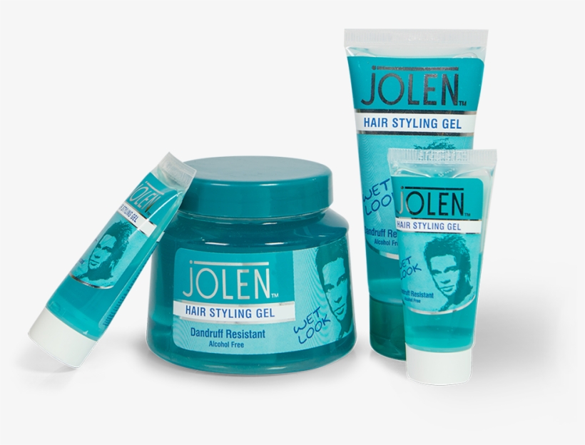 Hair Gel Png Download Image - Jolen Hair Styling Gel Firm Hold Dandruff Resistant, transparent png download