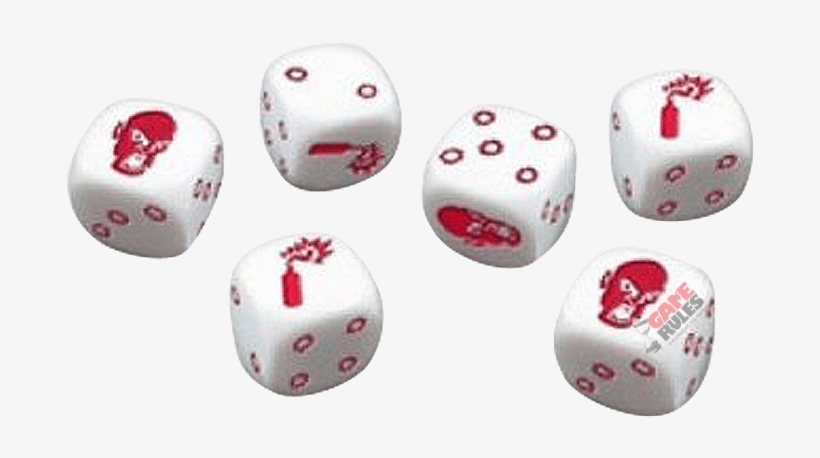 Board Games - Zombicide: Dice - White, transparent png download