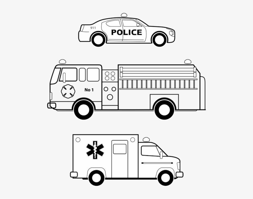 All Photo Png Clipart - Vehicles Black And White Clipart, transparent png download