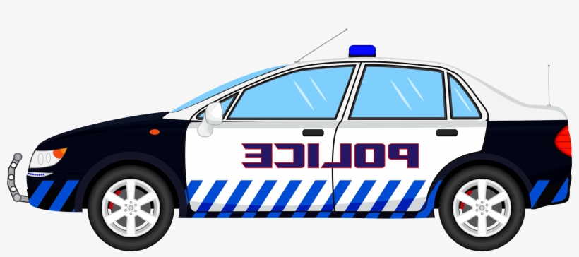 Cop Car Clipart - Police Car, transparent png download