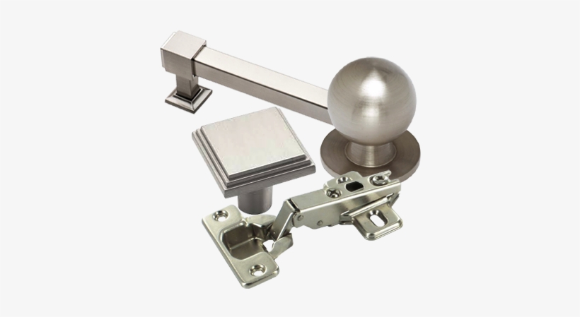 Cabinet And Drawer Hardware - Amerock Bp26117-g10 1 In. Square Knob - Satin Nickel, transparent png download