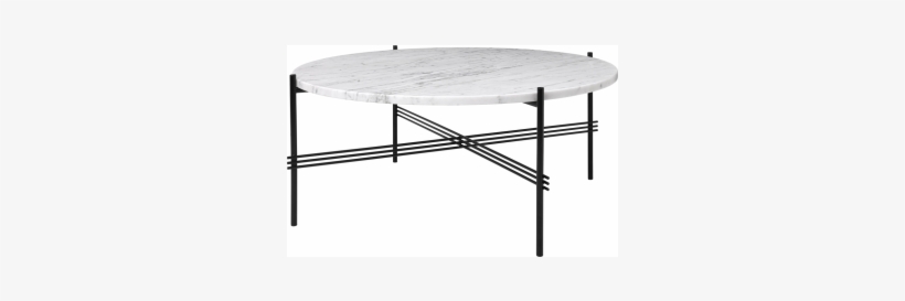 Ts Round Coffee Table With Marble Top Gubi Marble Bianco - Gubi Ts Coffee Table, transparent png download