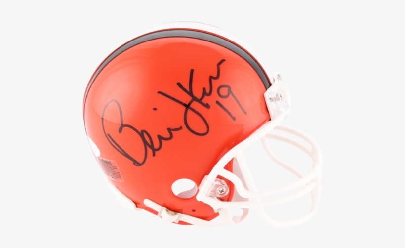 Bernie Kosar Autographed Cleveland Browns Mini Helmet - Michigan, transparent png download