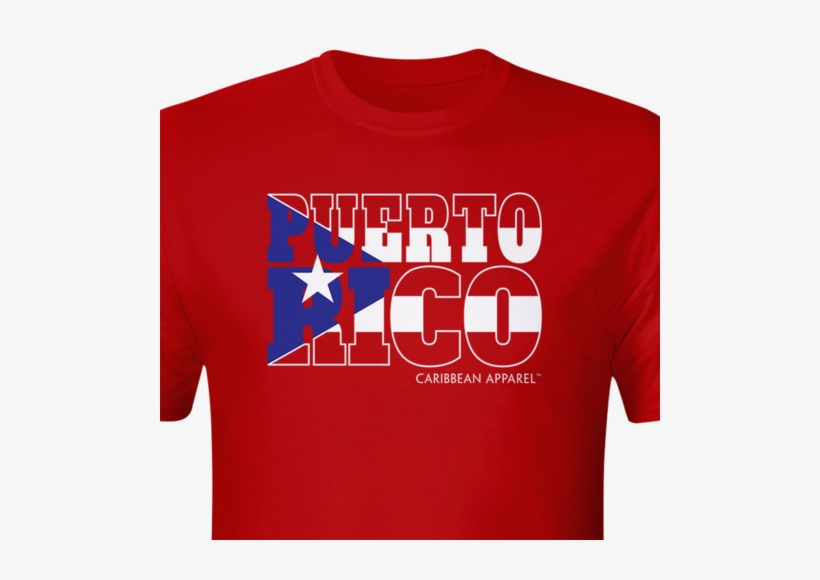 Puerto Rico Graphic Flag Tshirt - Puerto Rico, transparent png download