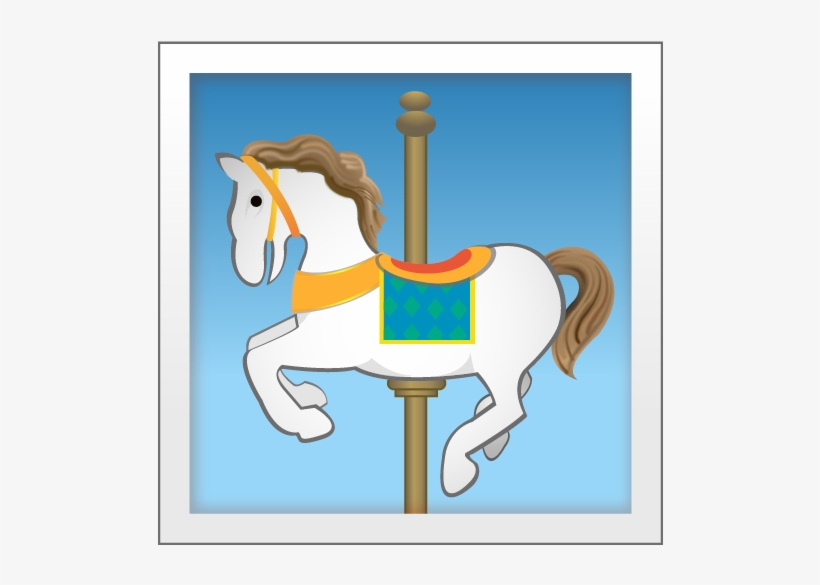 Carousel Horse - Horse, transparent png download
