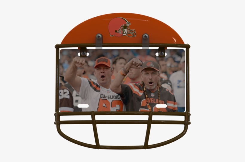 Cleveland Browns Helmet Frame - Cleveland Browns Fans 2016, transparent png download