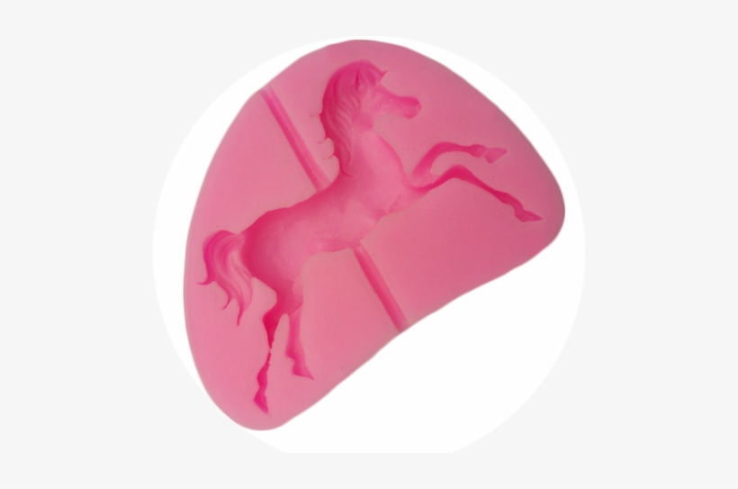 Carousel Horse Silicone Mold - Molde De Silicone Carrossel Encantado, transparent png download