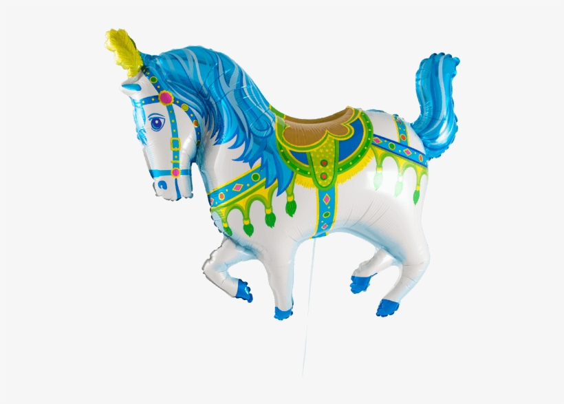 Ble Carousel Horse - Horse, transparent png download