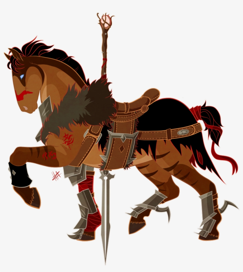 Carousel Horse Mage Hawke I Really Couldn't Resist - Illustration, transparent png download