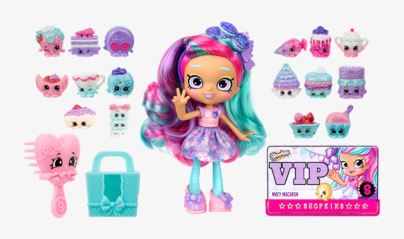 57335 57423 Spkd Super Shoppie Macy Macaron O Fep - Shopkins Shoppies Macy Macaron, transparent png download