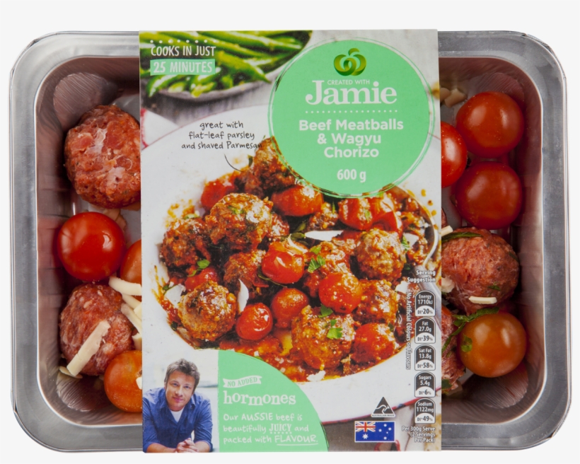 "created With Jamie Beef And Wagyu Chorizo Meatballs Jamie Oliver Meat Balls PNG Image