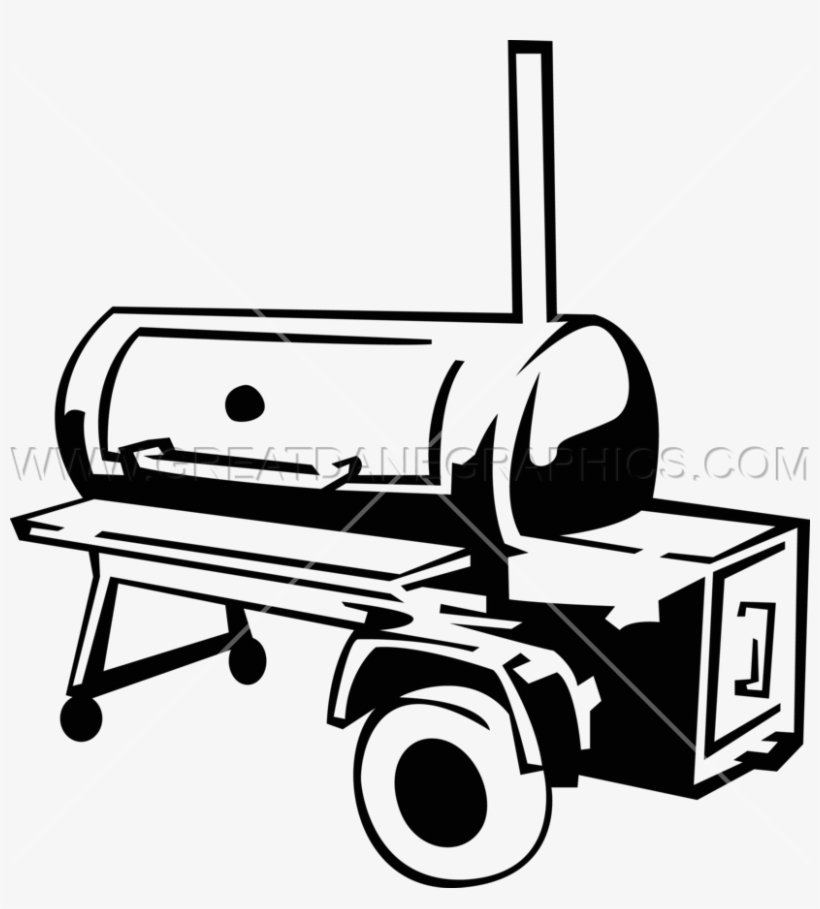 28 Collection Of Bbq Smoker Clipart Free - I'm A Heavy Smoker Bbq, transparent png download