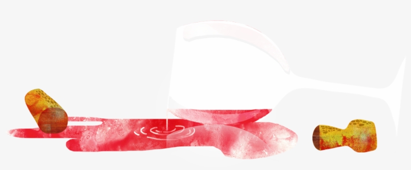 Spill Glass Of Wine - Wine, transparent png download
