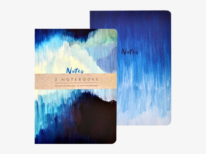 Portico Design Set Of Notebooks Abstract Blue, transparent png download