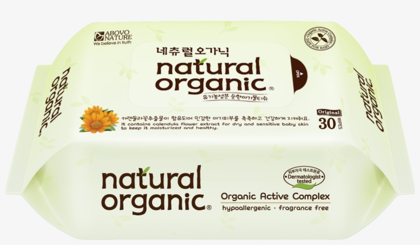 Natural Organic Original Series Plain Baby Wet Wipes - Natural Organic Premium Embossing Baby Wipes, transparent png download