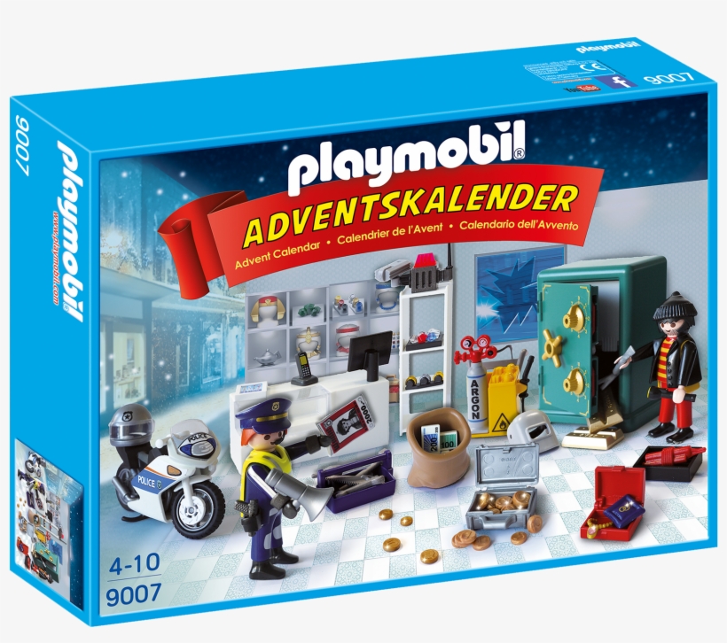 Jewel Theif Police Operations Advent Calendar - Playmobil Advent Calendar 2017, transparent png download