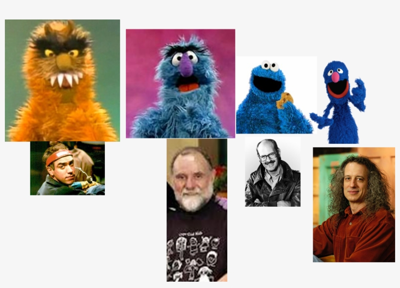 Muppet Wiki Behind The Scenes Sesame Street Fuzzy And - Orange Blue Sesame Street, transparent png download