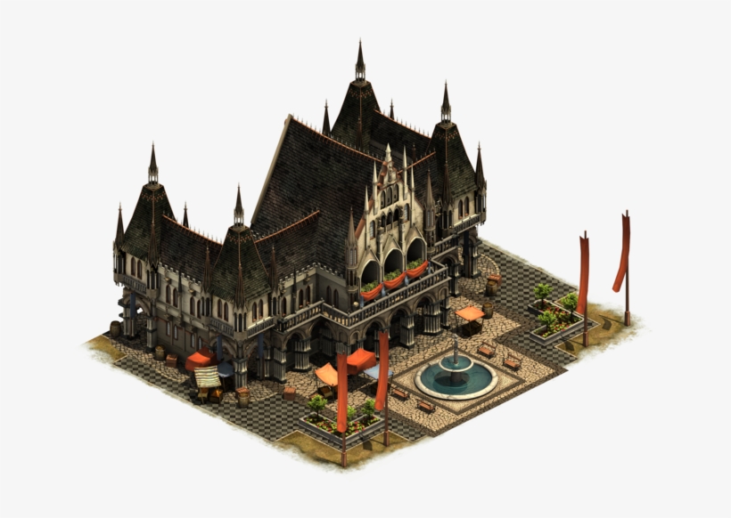 Town Hall - Late Middle Ages, transparent png download