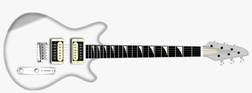 Rock Guitar - Ltd Ec 256 White, transparent png download