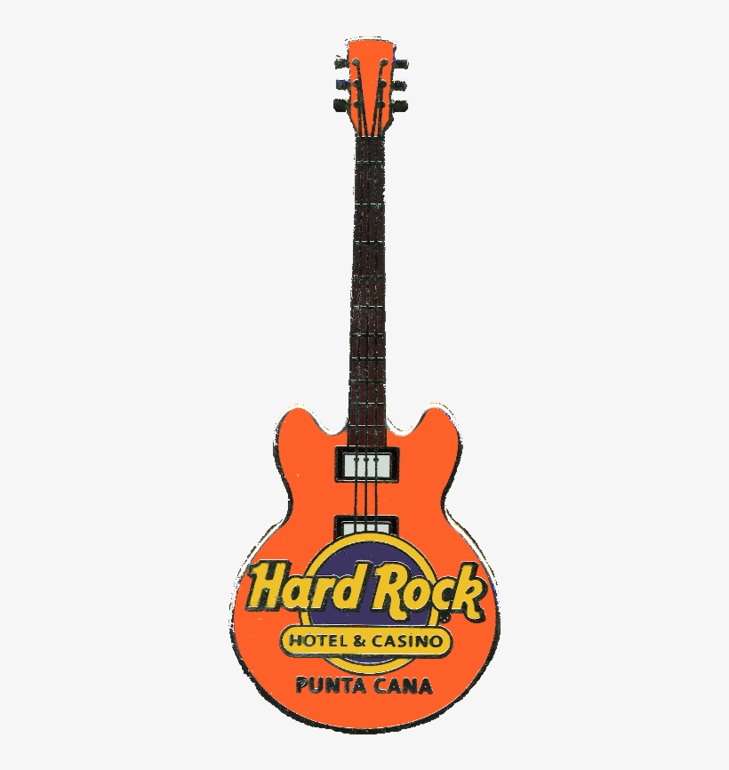Punta Cana Orange Core 3 Strings Guitar N57856 - Guitar Hard Rock Punta Cana, transparent png download