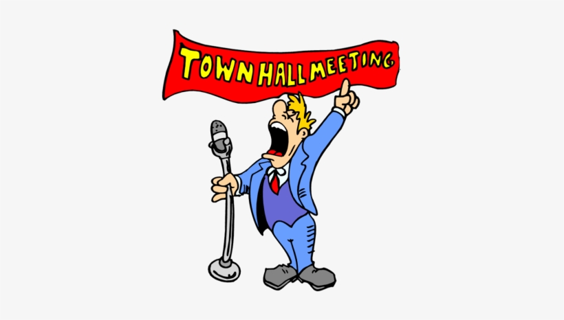 Town Meeting Clipart - Town Hall Meeting Clip Art, transparent png download