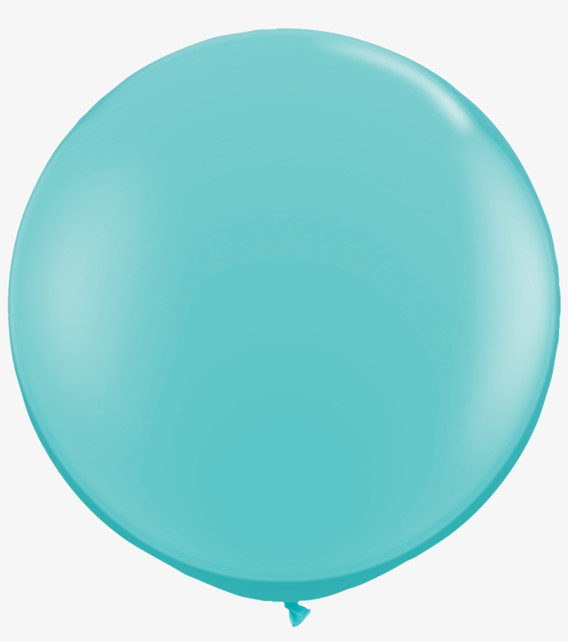 Caribbean Blue - Blue Round Balloon Png, transparent png download
