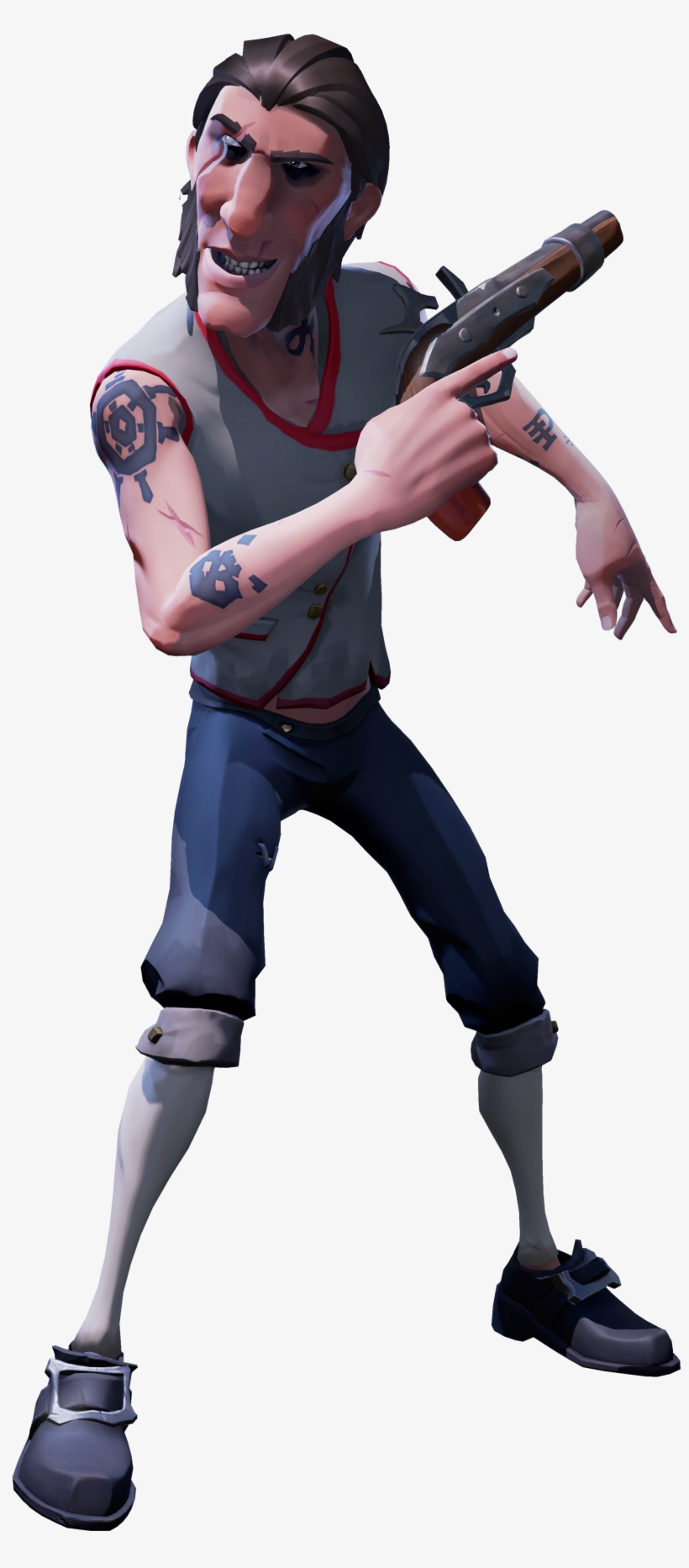 Can't Offer A Name, But He's This Guy - Sea Of Thieves Cool Pirate, transparent png download