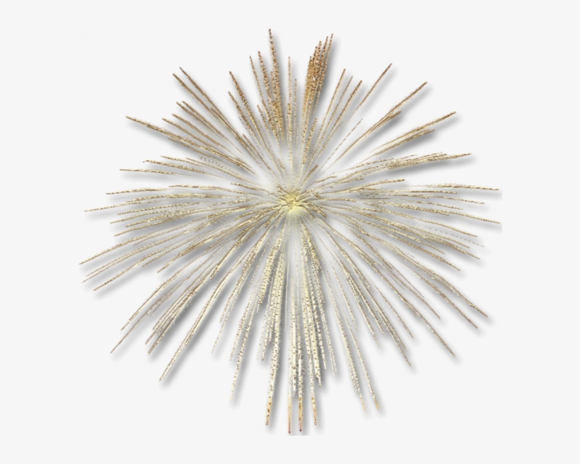 Feux D'artifices - Gold Fireworks Transparent Background, transparent png download