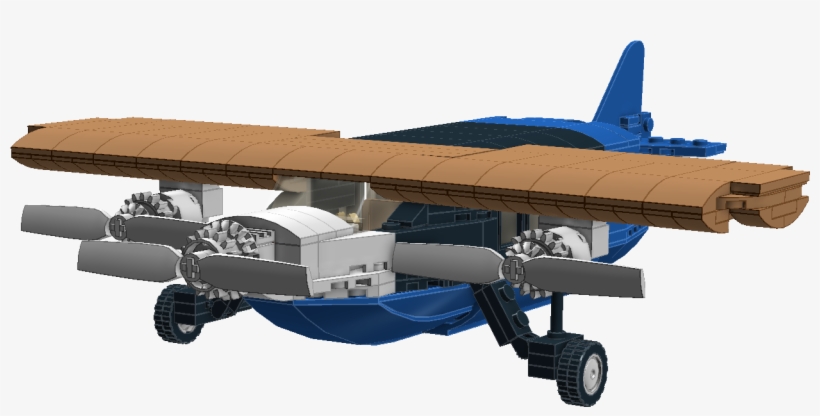 Lego Ideas Product Ideas Vintage Trimotor Plane Albatros - Model Aircraft, transparent png download