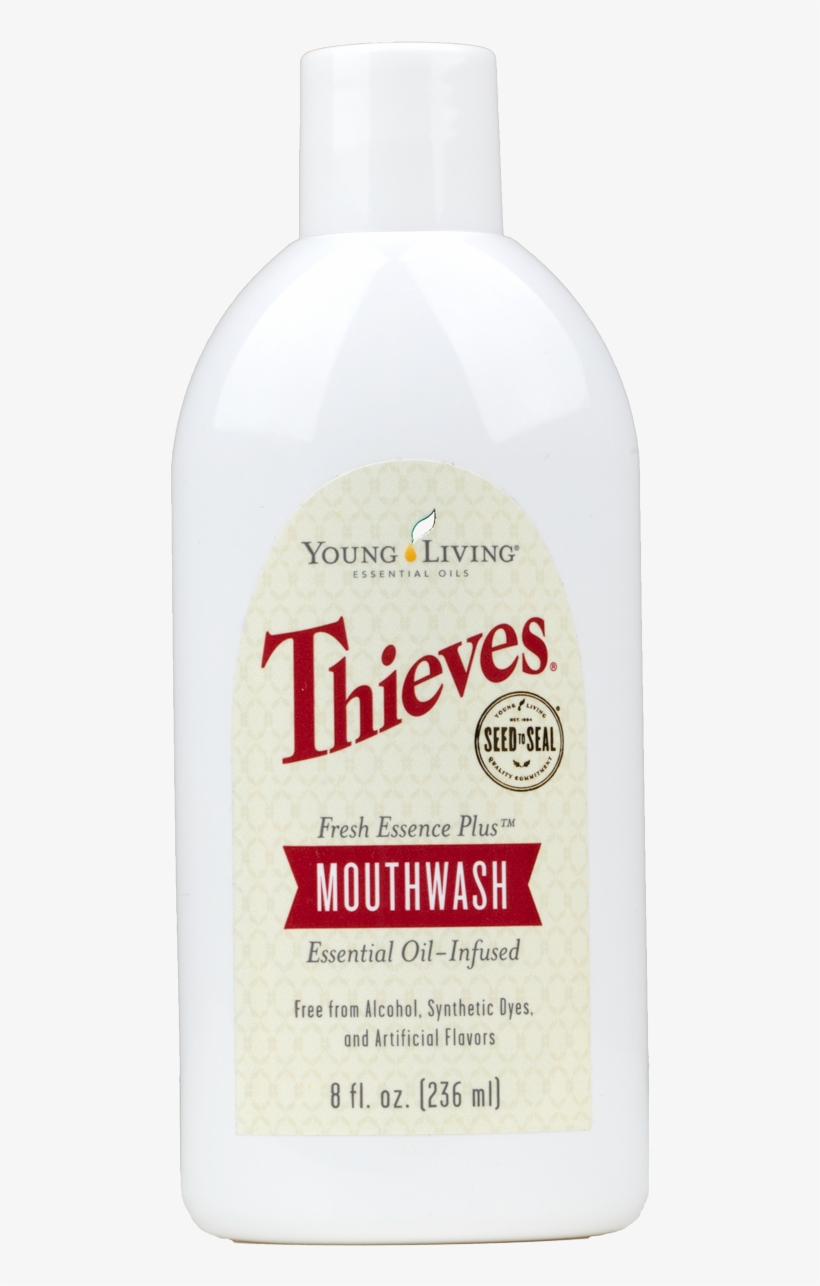 Thieves Essential Oil-infused Mouthwash - Young Living Thieves Fresh Essence Plus Mouthwash 8, transparent png download