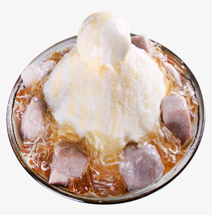 Taro Milk Shaved Ice-shaved Ice - Shave Ice, transparent png download