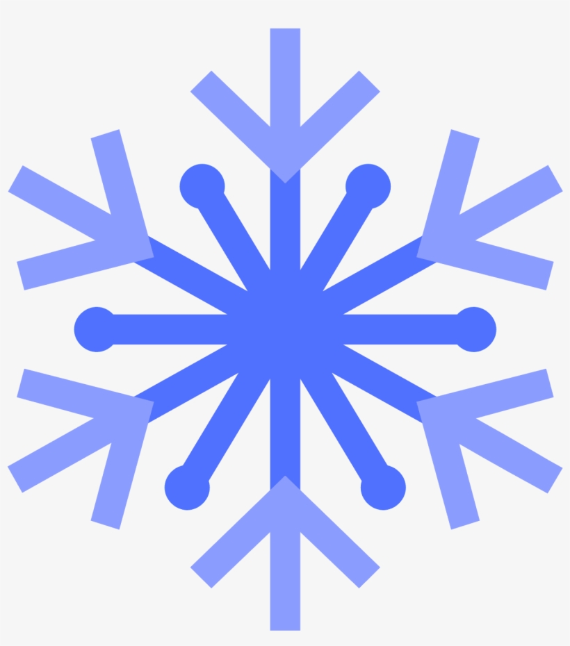 This Icon Represents Winter - Snowflake Icon, transparent png download