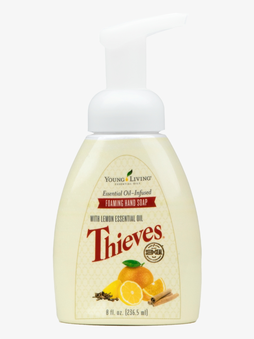 Thieves Hand Soap - Young Living Fruit & Veggie Soak 16oz, transparent png download