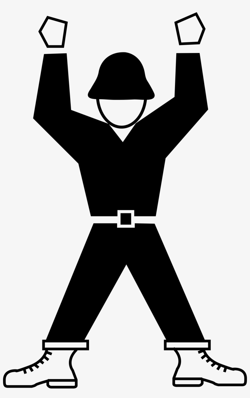 Open - Hold Hand Signal, transparent png download