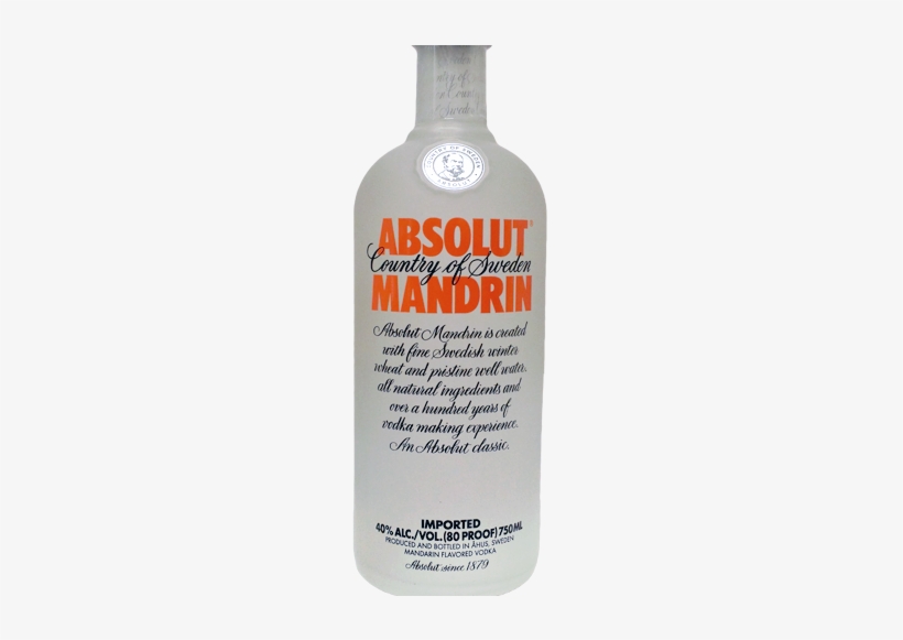 Absolut Mandarin - Absolut Mandrin, transparent png download