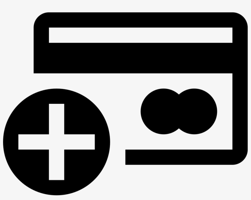 Credit Card With Plus Sign Comments - Иконка Оплаты, transparent png download