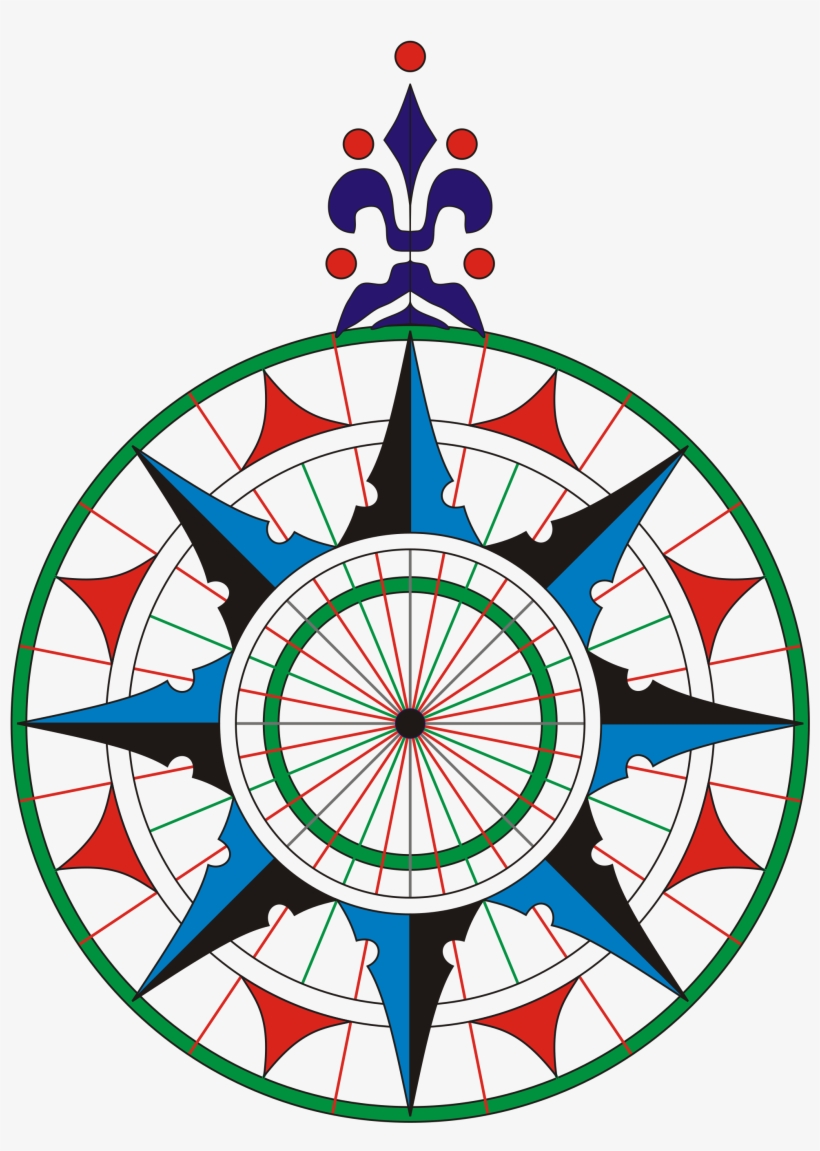 Open - Compass Rose, transparent png download