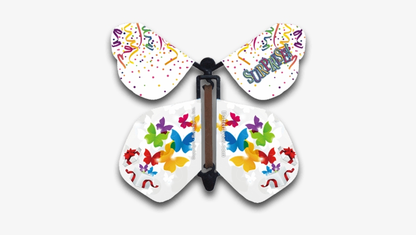 Surprise Magic Flying Butterfly - Flying Butterfly Greeting Card, transparent png download