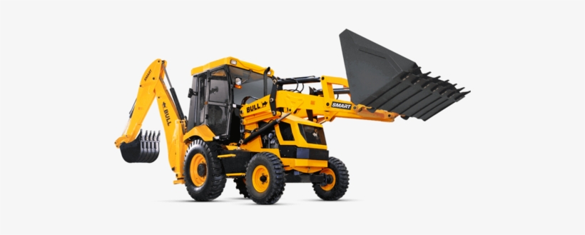 Bull Backhoe Loader - Bull Smart Backhoe Loader, transparent png download